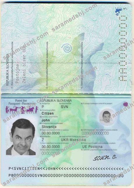 Slovenia passport